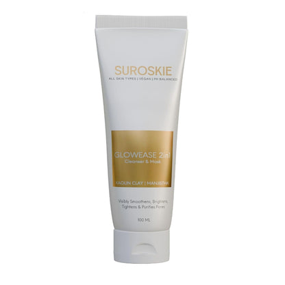 SUROSKIE GlowEase 2 in 1 Cleanser & Mask For Glow & Hydration