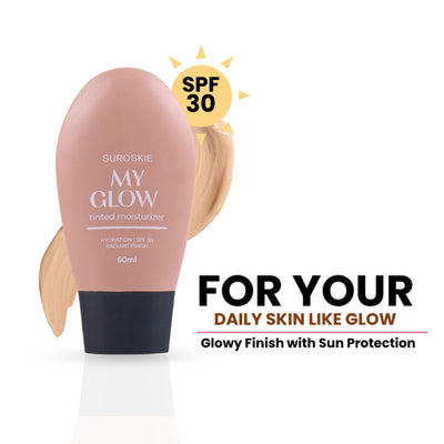 SUROSKIE My Glow All In One Tinted Sunscreen Glowy Finish Light Shade - Medium