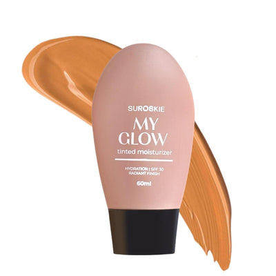 SUROSKIE My Glow All In One Tinted Sunscreen Glowy Finish Light Shade - Dark