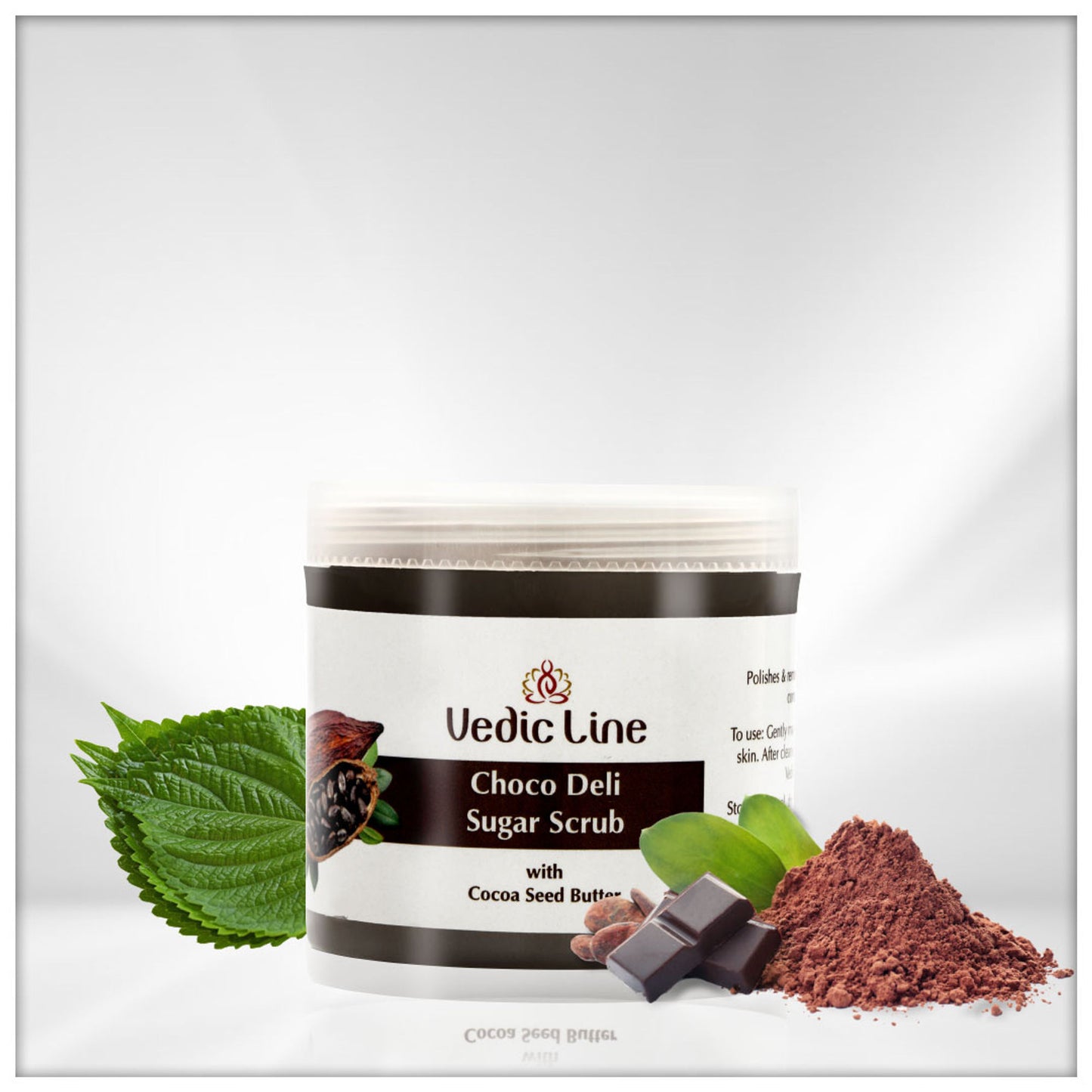 Vedic Line Choco Deli Sugar Scrub With Cocoa Seed Butter