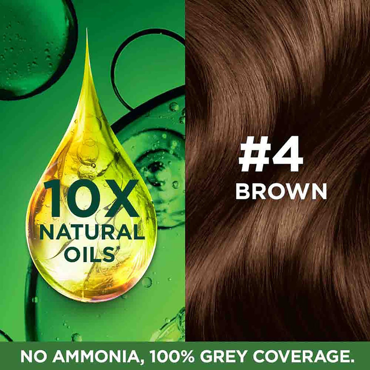 Garnier Hair Colouring Creme, Long-lasting, Smoothness, Shine, Color Naturals, Shade: 4 Brown