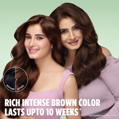 Garnier Hair Colouring Creme,Long-lasting,Smoothness & Shine,Color Naturals,Shade:5.32 Caramel Brown