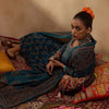 Dhiyona IE Floral Printed Empire Pure Cotton A-Line Kurta with Trousers & Dupatta