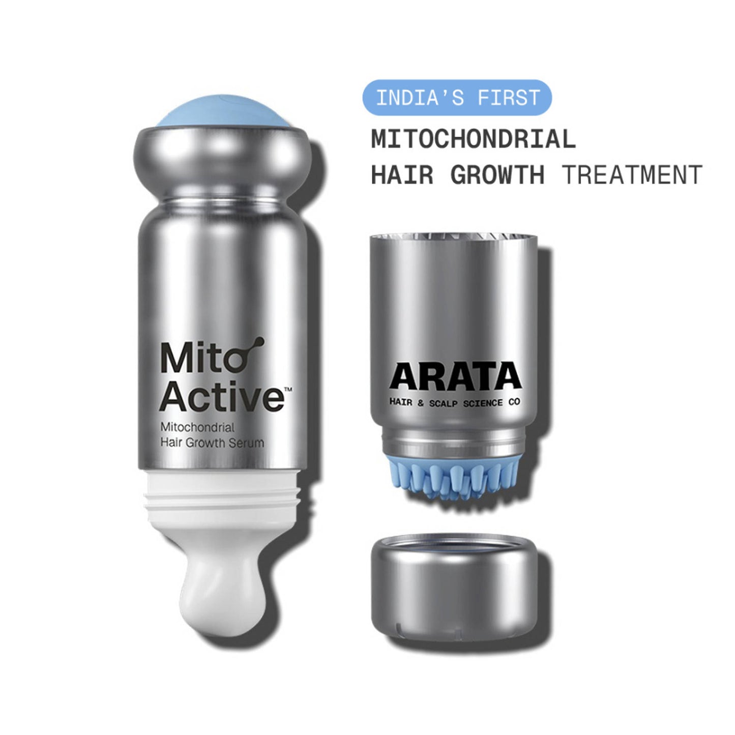 ARATA MitoActive Hair Growth Serum India's First Mitochondrial Hair Growth Serum Reduces Hair Fall