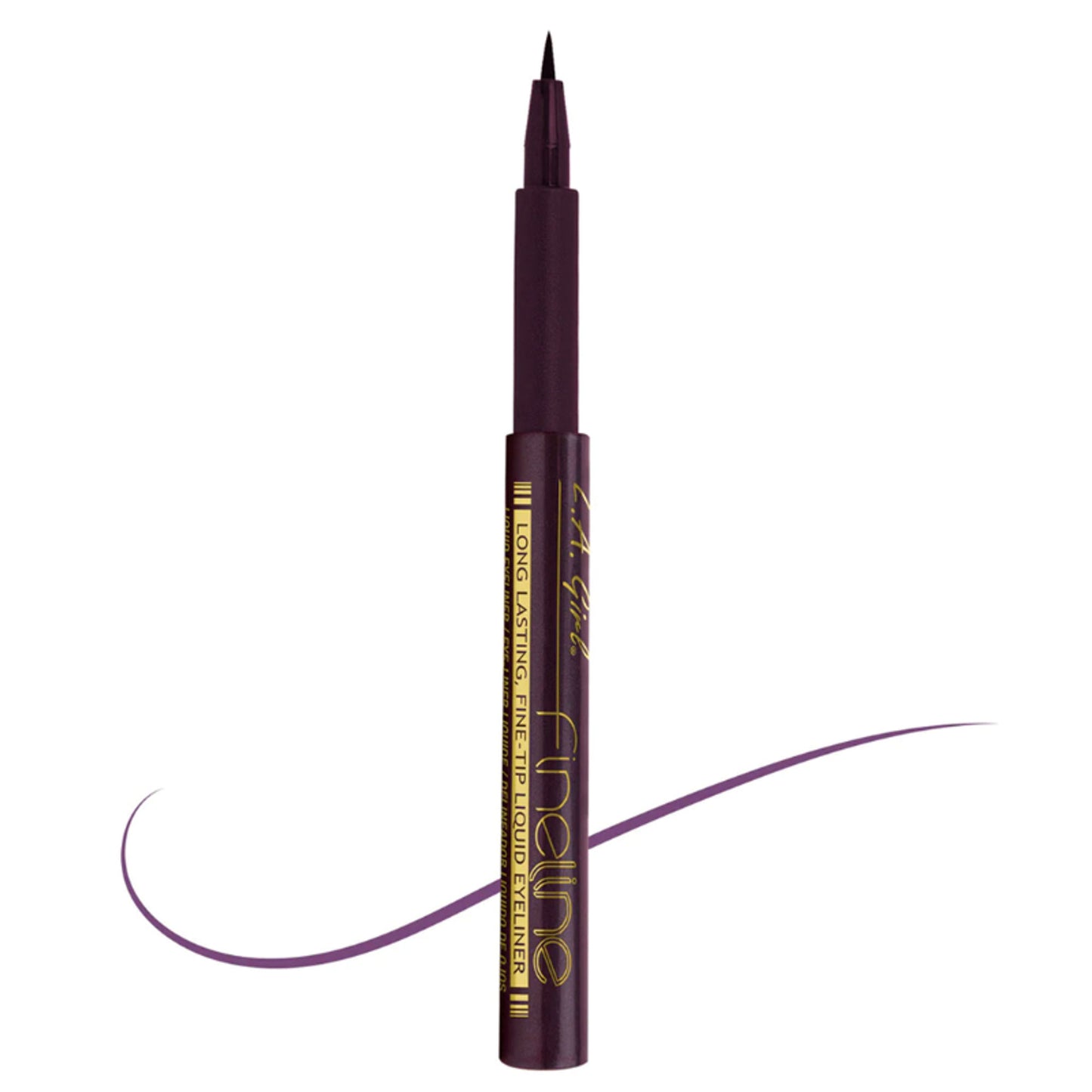 L.A. Girl Fineline Liquid Eyeliner - Plum