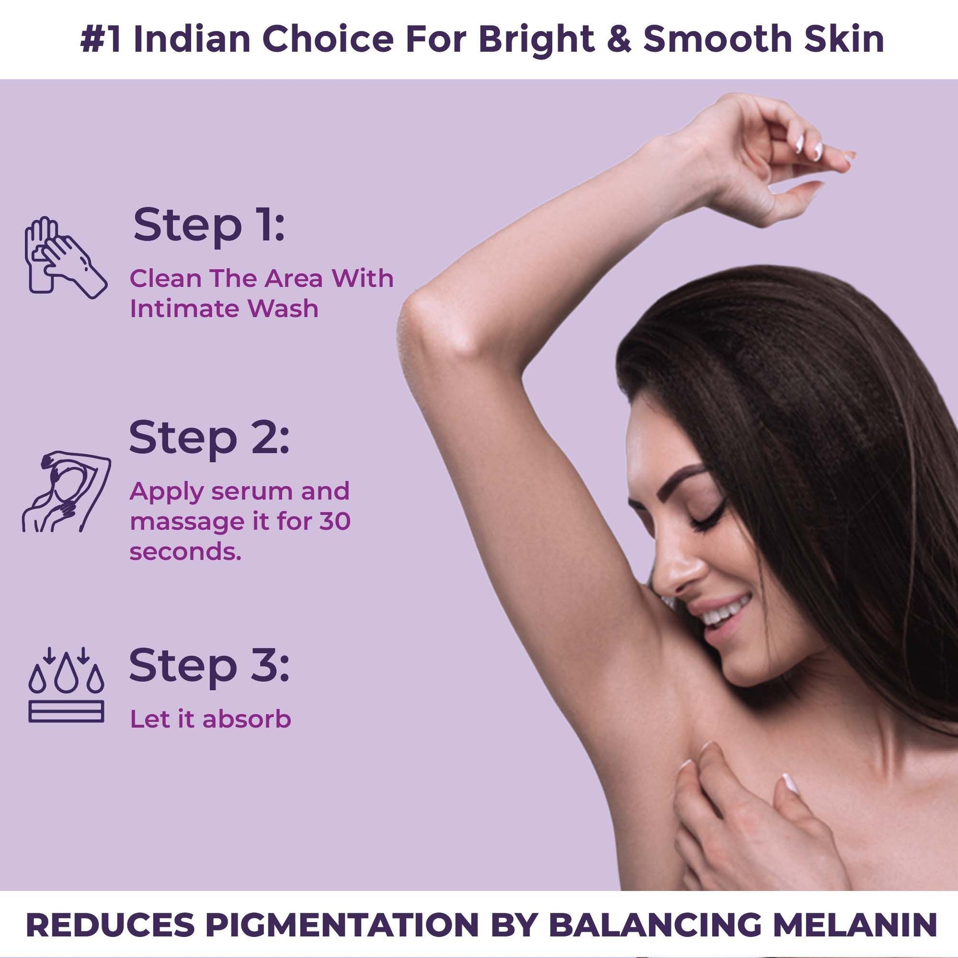 Sanfe Spotlite Sensitive Body Serum For Dark Underarms, 2% Glycolic Acid & 4% Niacinamide