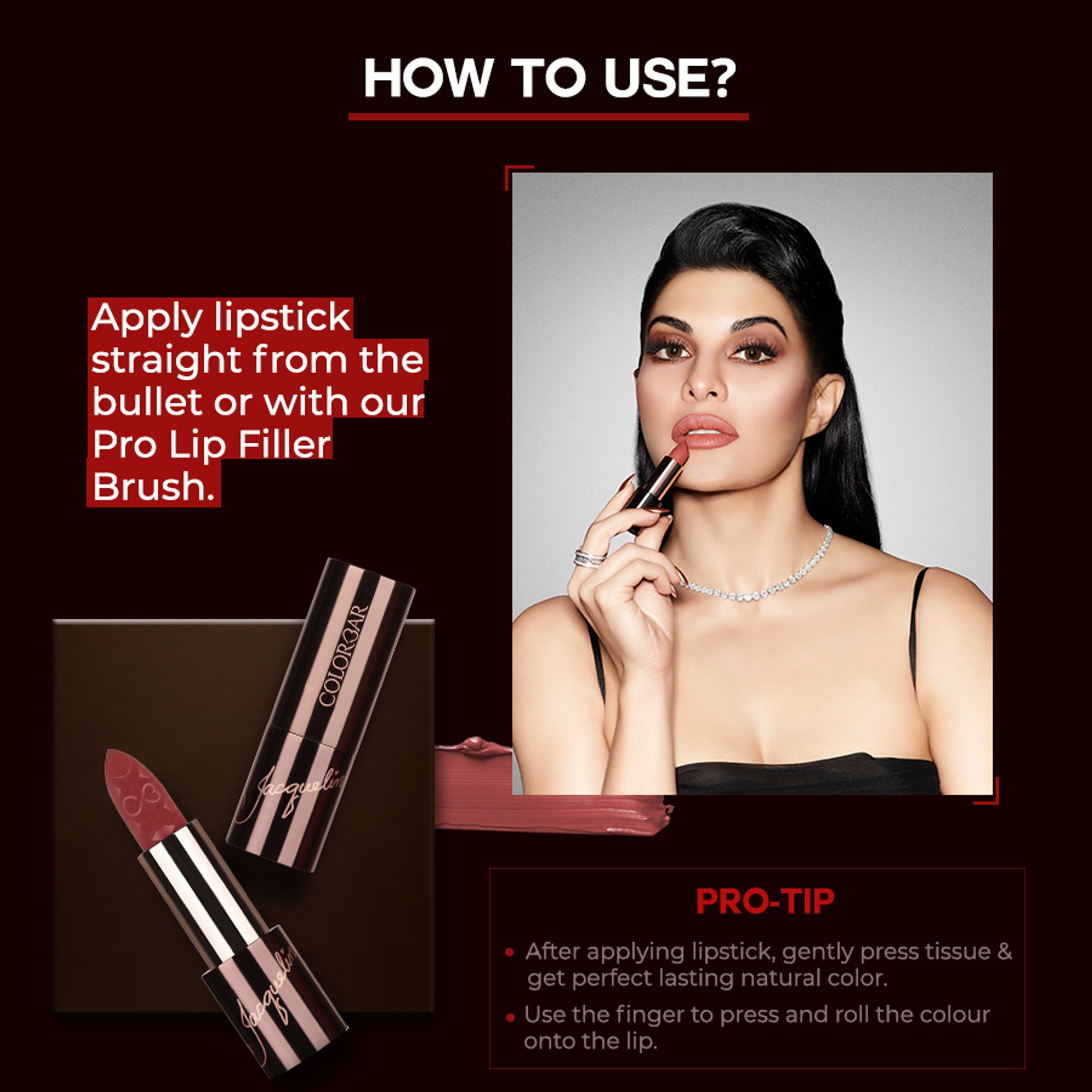 Colorbar X Jacqueline Sinful Matte Lipcolor - Dirty Date- 027