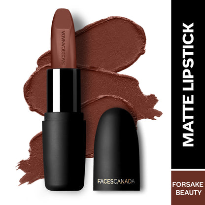 Faces Canada Weightless Matte Finish Lipstick - Forsake Beauty 01