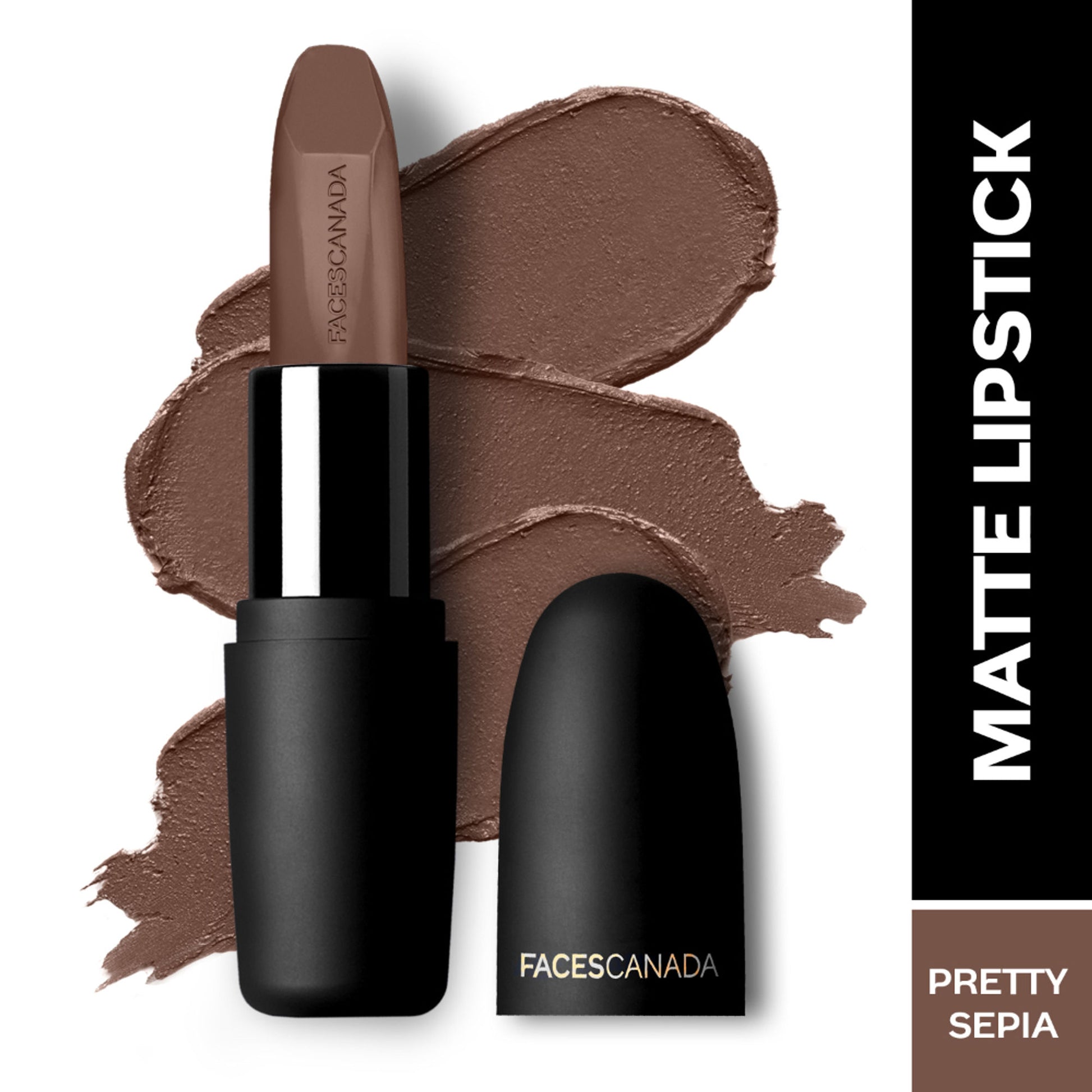 Faces Canada Weightless Matte Finish Lipstick - Pretty Sepia 08