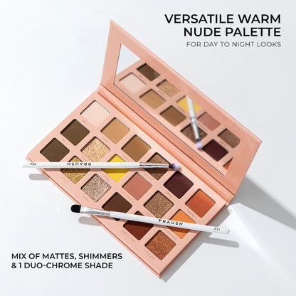Praush Beauty Omni Nude Eyeshadow Palette With 18 Stunning Shades