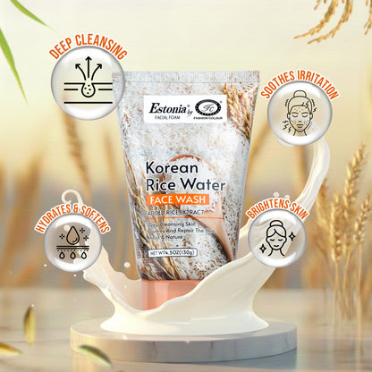 FASHION COLOUR Estonia Korean Rice Water Face Wash