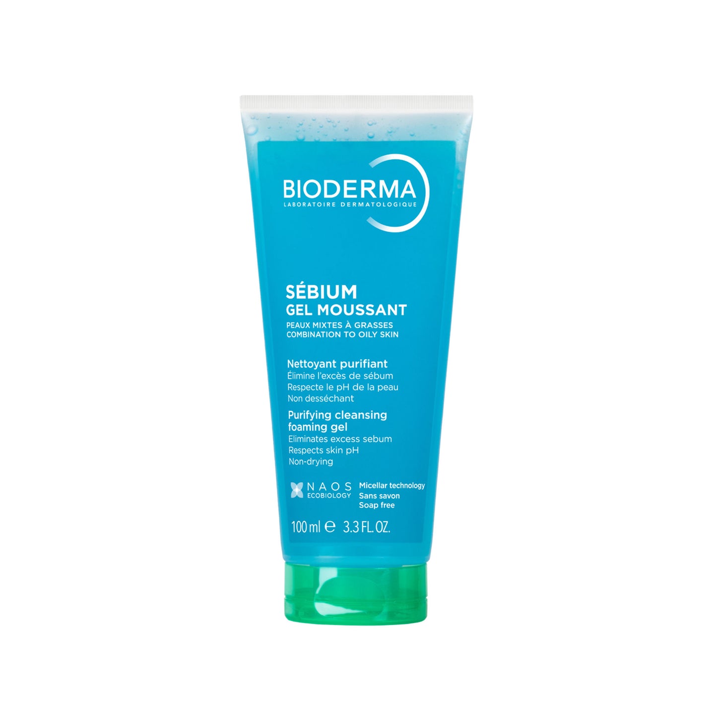 Bioderma Cleanser - Sebium Gel Moussant - Acne Defence Cleanser For Oily Acne Prone Skin