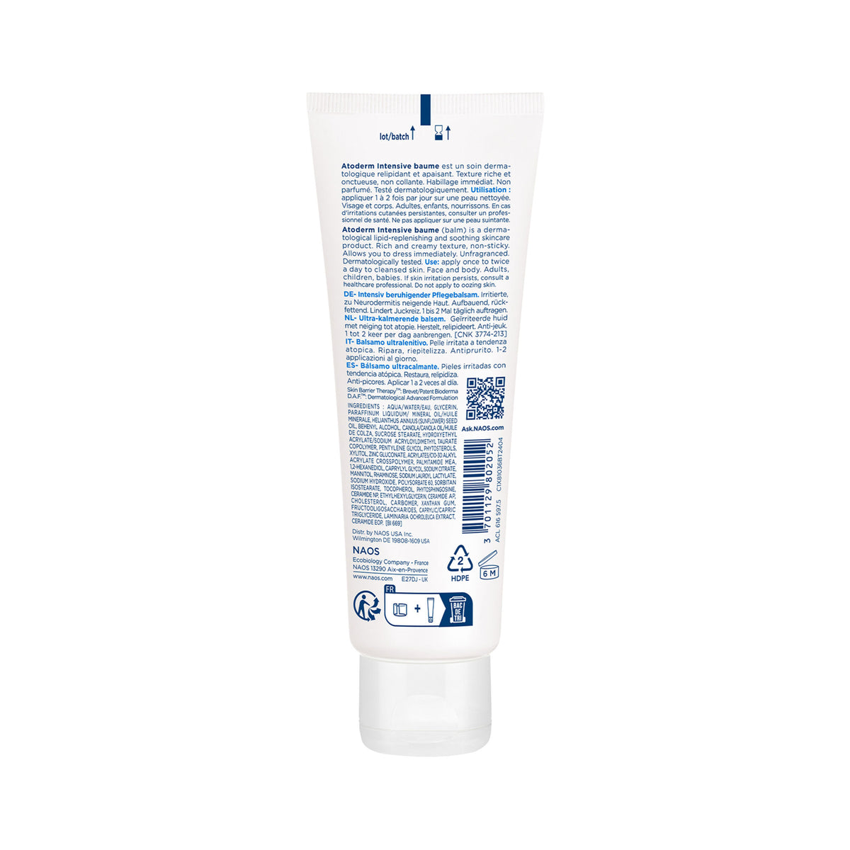 Bioderma Anti-Itching Balm-Atoderm Intensive Baume-Ceramides & Canola Oil-Eczema Prone Skin