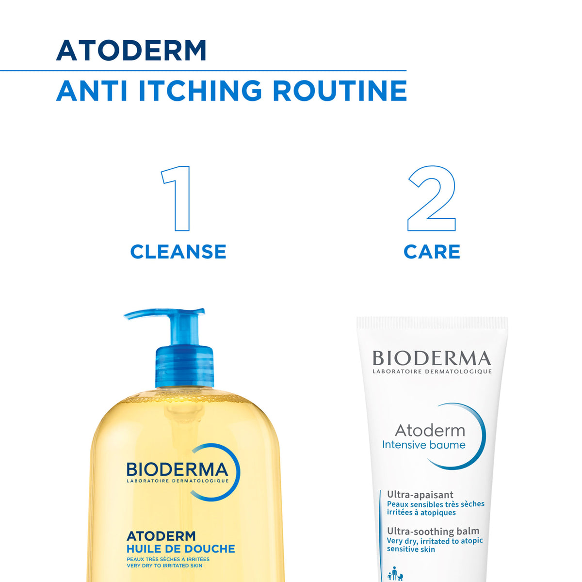 Bioderma Anti-Itching Balm-Atoderm Intensive Baume-Ceramides & Canola Oil-Eczema Prone Skin