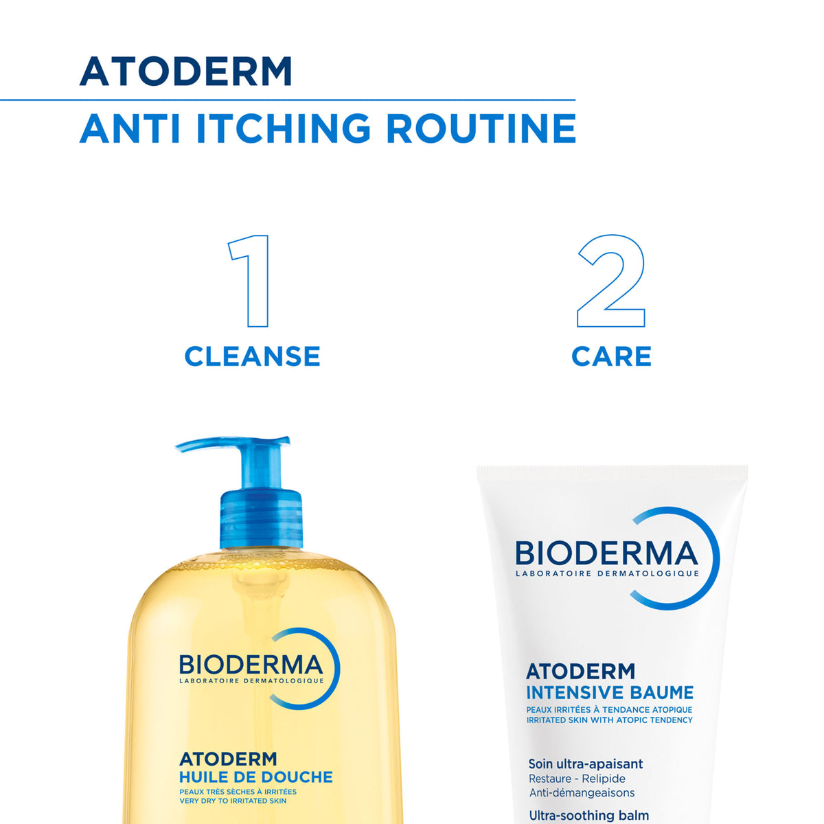 Bioderma Anti-Itching Balm-Atoderm Intensive Baume-Ceramides & Canola Oil-Eczema Prone Skin