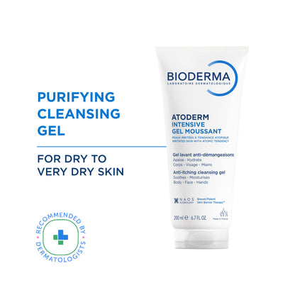 Bioderma Ultra-Soothing Foaming Gel Atoderm Intensive Gel Moussant With Niacinamide