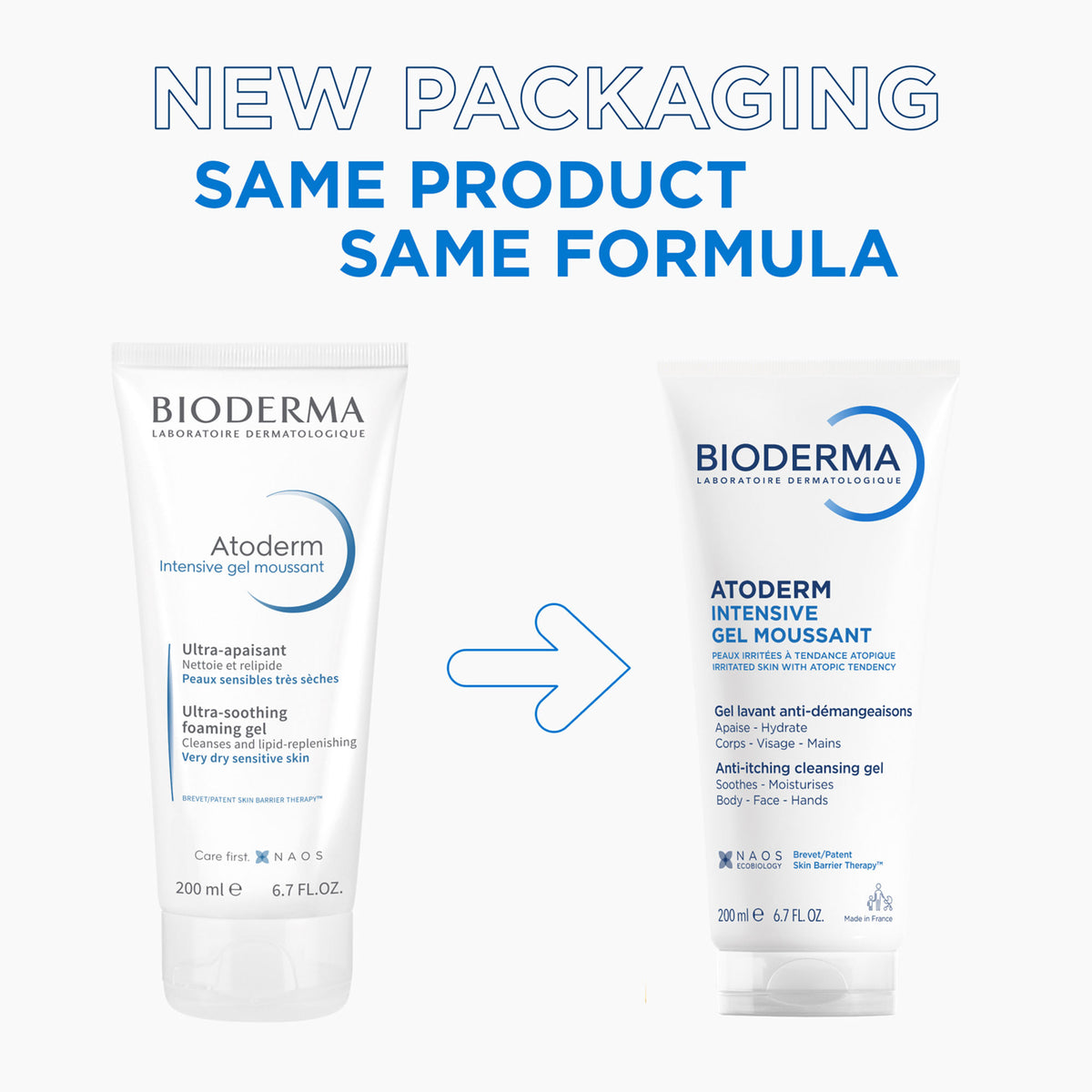 Bioderma Ultra-Soothing Foaming Gel Atoderm Intensive Gel Moussant With Niacinamide