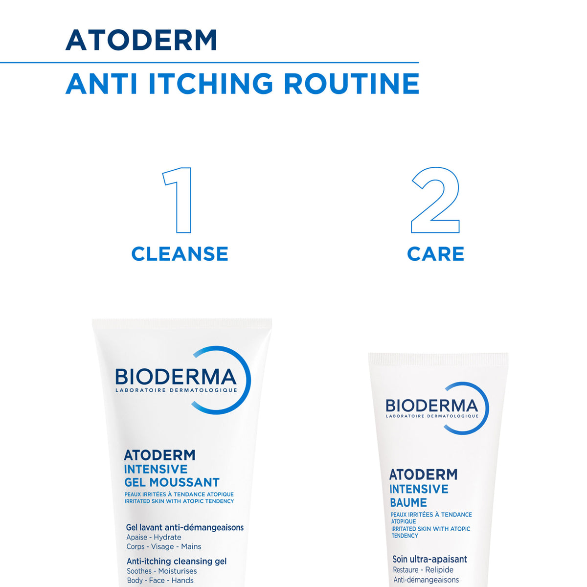 Bioderma Ultra-Soothing Foaming Gel Atoderm Intensive Gel Moussant With Niacinamide