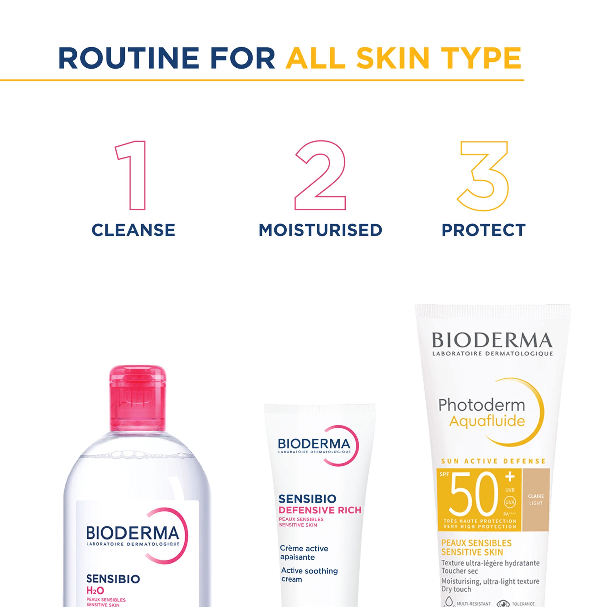 Bioderma Photoderm Aquafluide Claire SPF 50+ PA+++ Tinted Sunscreen for All Skin Types|In Vivo Tested