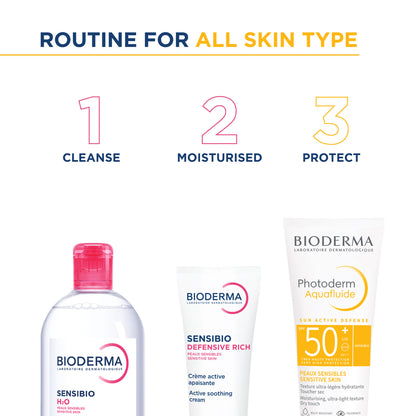 Bioderma Photoderm Aquafluide SPF 50+ PA++++ Invisible Sunscreen for All Skin Types | In Vivo Tested