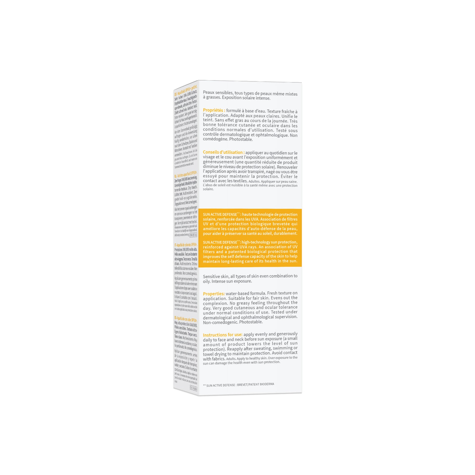Bioderma Photoderm Aquafluide SPF 50+ PA++++ Invisible Sunscreen for All Skin Types | In Vivo Tested
