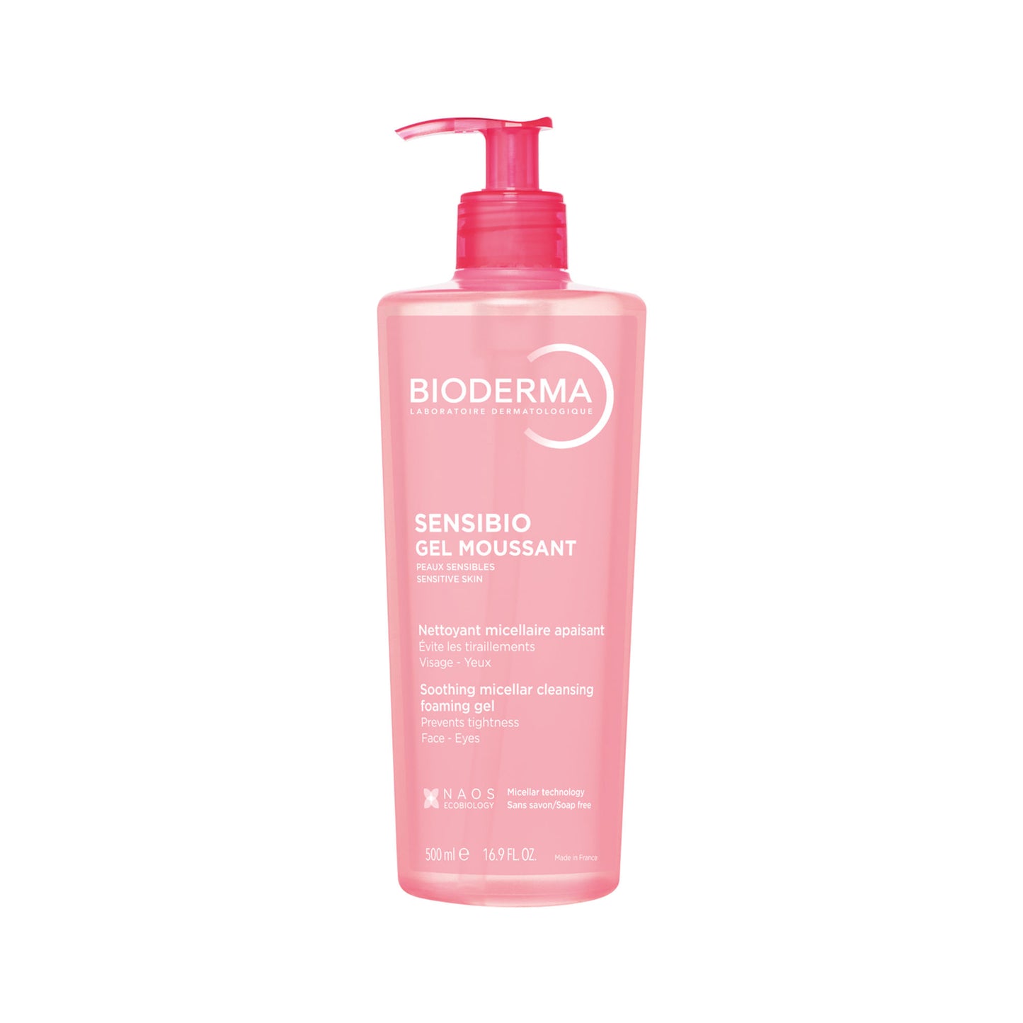 Bioderma Sensibio Gel Moussant SLS Free Cleanser With Vitamin E-24h Hydration-Micellar Gel