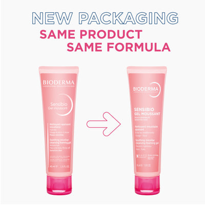 Bioderma Sensibio Gel Moussant SLS Free Cleanser With Vitamin E-24h Hydration-Micellar Gel