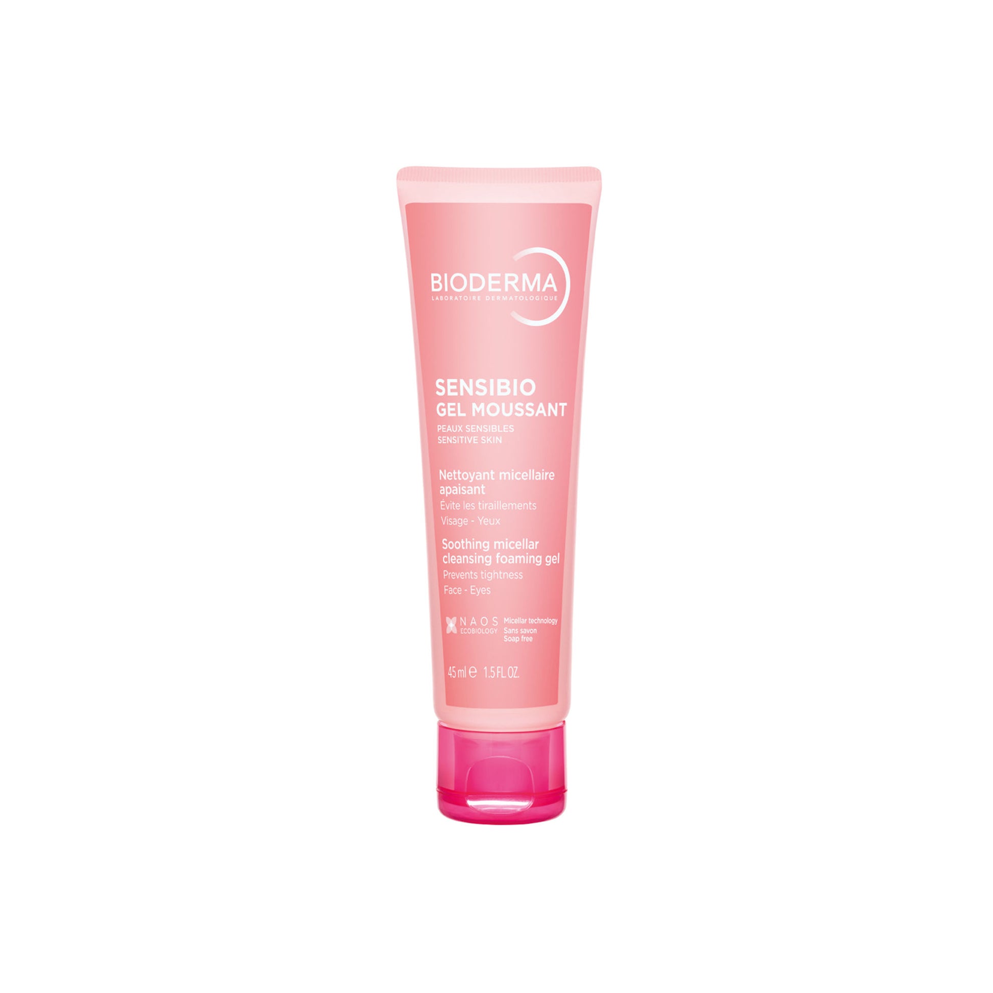 Bioderma Sensibio Gel Moussant SLS Free Cleanser With Vitamin E-24h Hydration-Micellar Gel