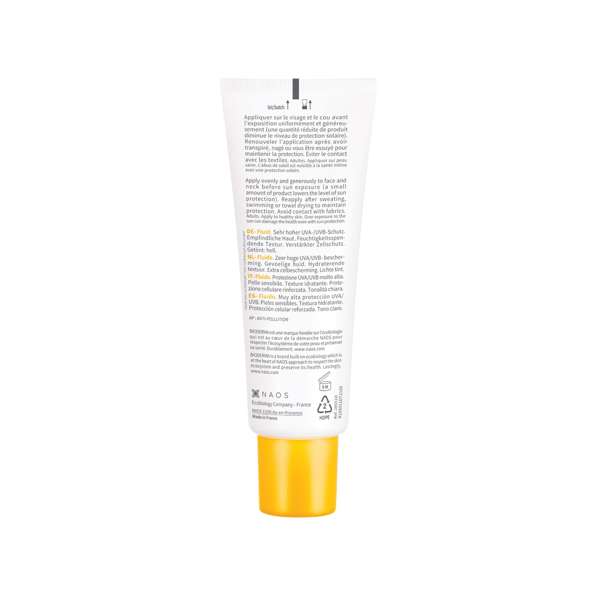 Bioderma Photoderm Fluide Max SPF 100 PA++++ Tinted Sunscreen for Sensitive Skin | In Vivo Tested