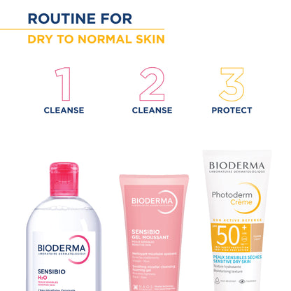 Bioderma Photoderm Crème Claire SPF 50+ PA++++ Tinted Sunscreen with 8H Hydration | In Vivo Tested