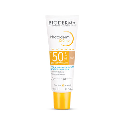 Bioderma Photoderm Crème Claire SPF 50+ PA++++ Tinted Sunscreen with 8H Hydration | In Vivo Tested
