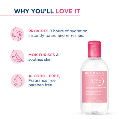 Bioderma Sensibio Toner Tonique Soothing and Moisturising Toning Lotion