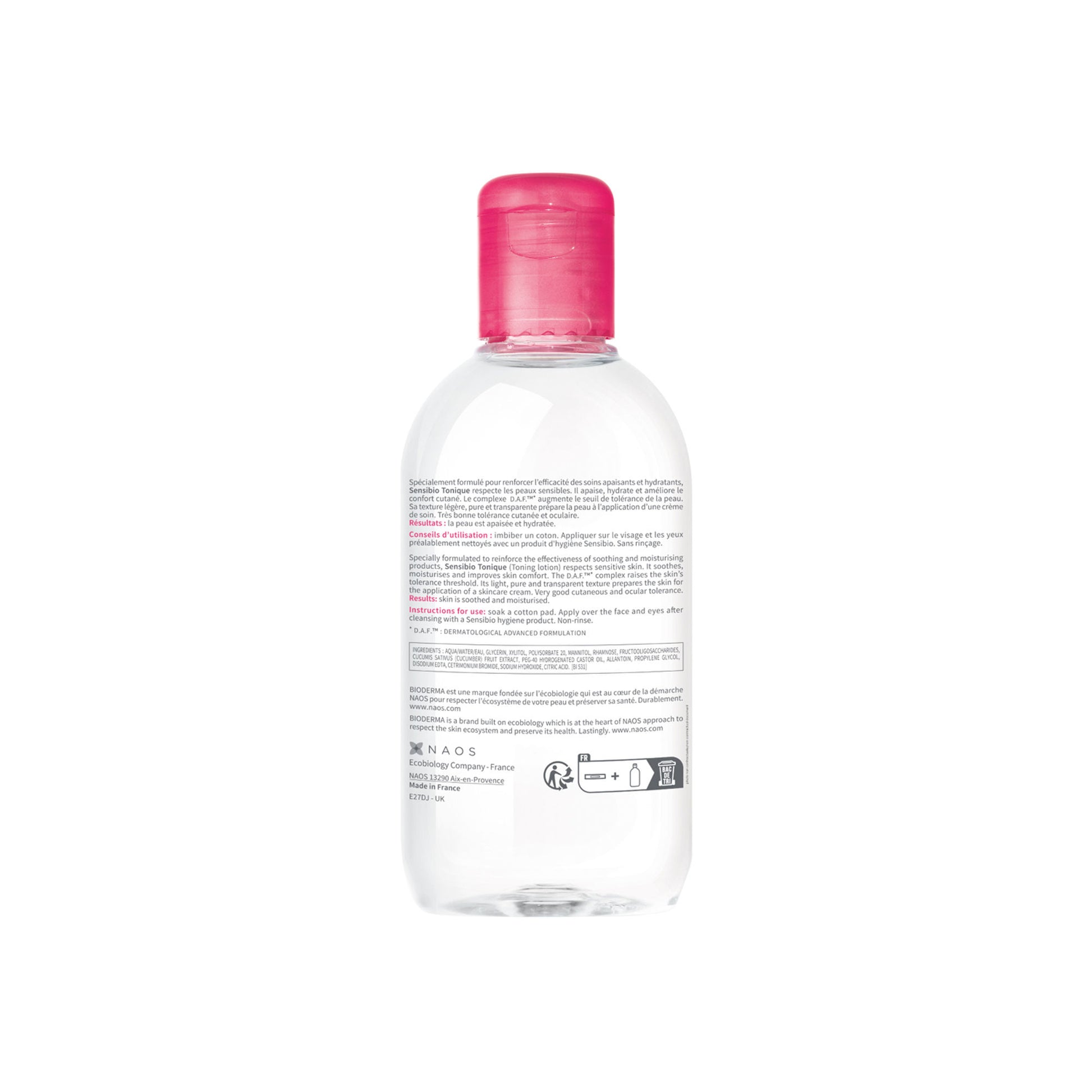 Bioderma Sensibio Toner Tonique Soothing and Moisturising Toning Lotion