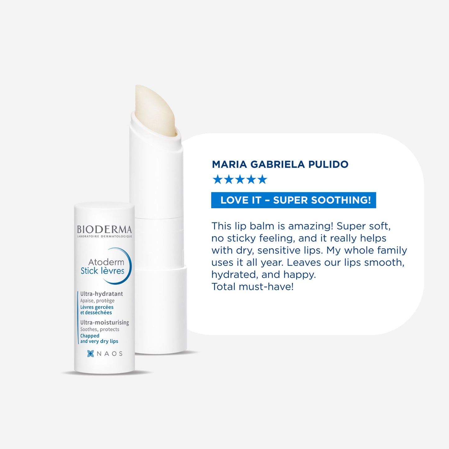 Bioderma Atoderm Levres Ultra Hydrating Lip Balm