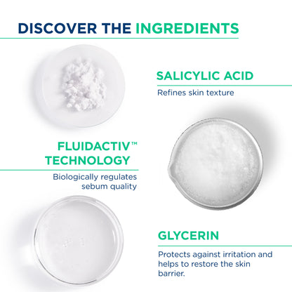 Bioderma Pore Corrector Sebium with Salicylic Acid for combination to oily skin, showing the product bottle and packaging.