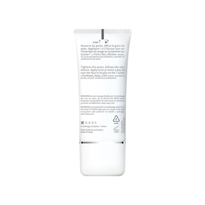 Bioderma Sebium Pore Corrector with Salicylic Acid for combination to oily skin, showing the product bottle and label.