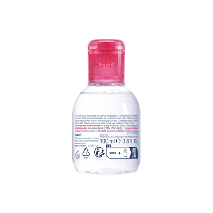Bioderma Dermatological Micellar Water Sensibio H2O - Gently Removes Makeup Prevents Clogged Pores