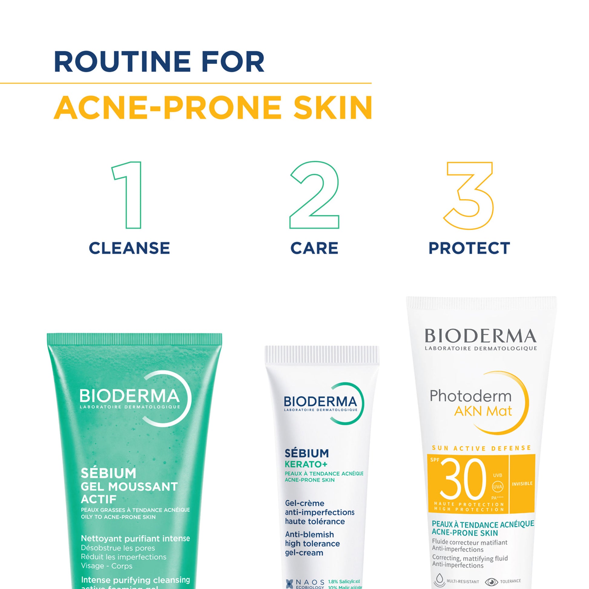 Bioderma Photoderm AKN Mat SPF 30 PA+++ Sunscreen for Oily & Acne-Prone Skin | In Vivo Tested