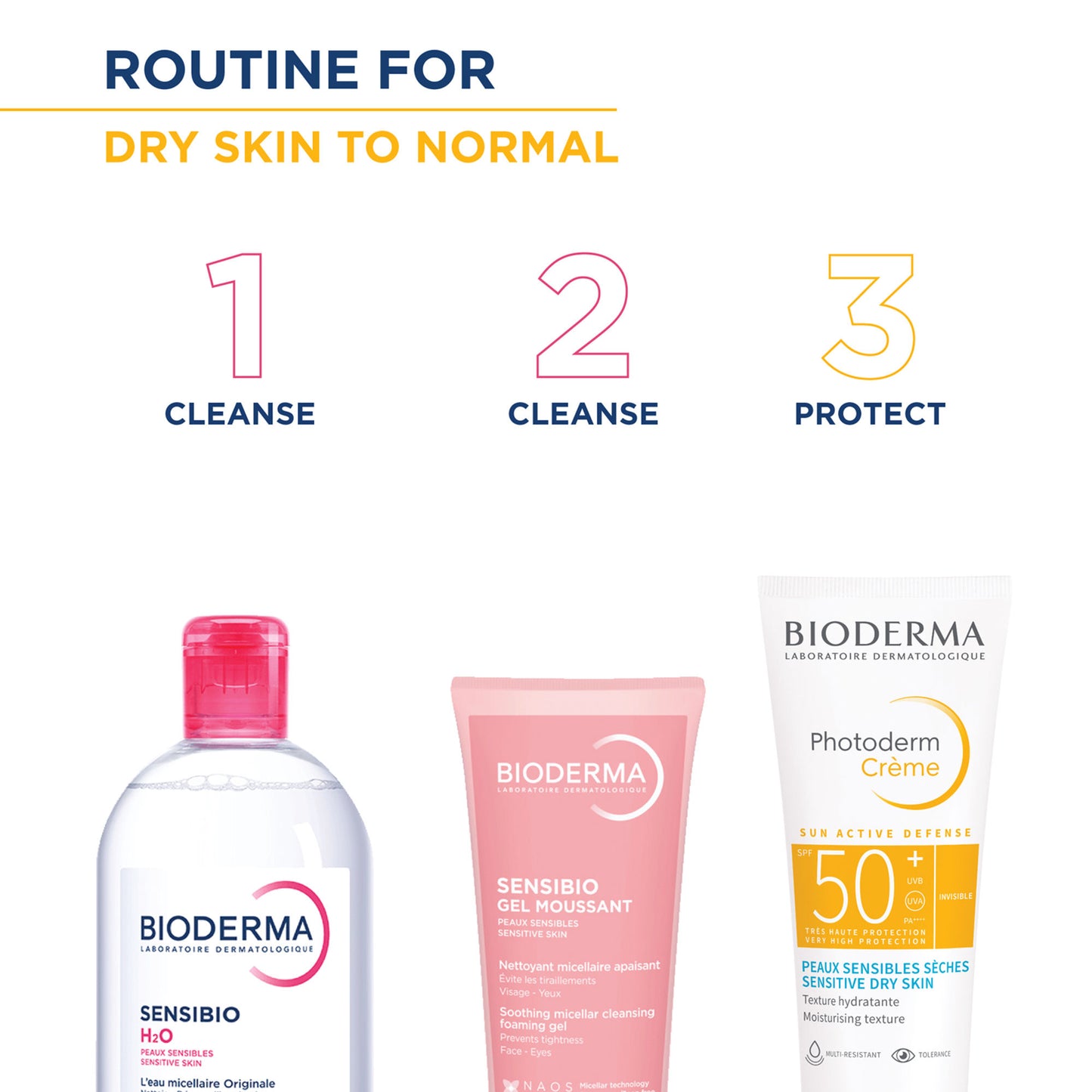 Bioderma Photoderm Crème SPF 50+ PA++++ Hydrating Sunscreen for Normal to Dry Skin | In Vivo Tested