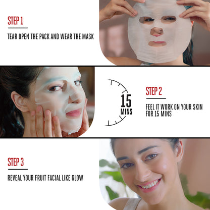 Lakme Blush & Glow Sheet Mask - Watermelon