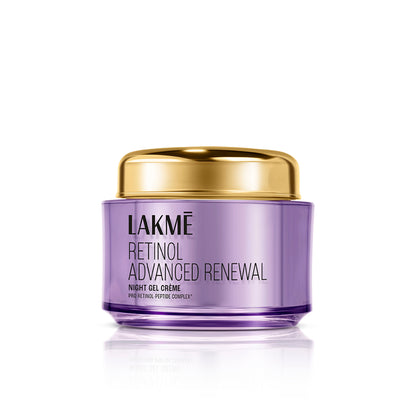 Lakme Retinol Advanced Renewal Night Gel Creme Pro-Retinol Peptide Complex