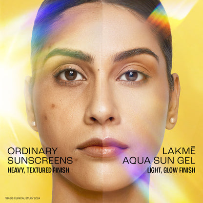 Lakme 5% Niacinamide & VIT C Water-light Sunscreen Gel SPF 50 Pa++++For Oily Skin, 2X Glow