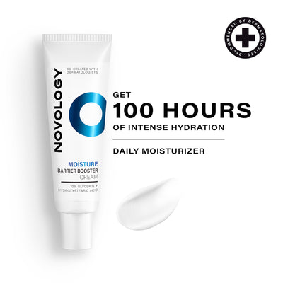 Novology Moisture Barrier Booster Face Cream, 100 hours of hydration, Dry & Dull Skin, Dermat Tested