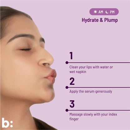 Biocule Vitamin C Rosehip Plump Lip Plumping Serum Roll-on