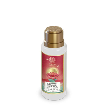 Forest Essentials Ultra Rich Body Milk Soundarya With 24K Gold & SPF25 Natural Body Lotion
