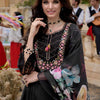 Dhiyona IE Floral Yoke Design Thread Work A-Line Kurta With Trousers & Dupatta
