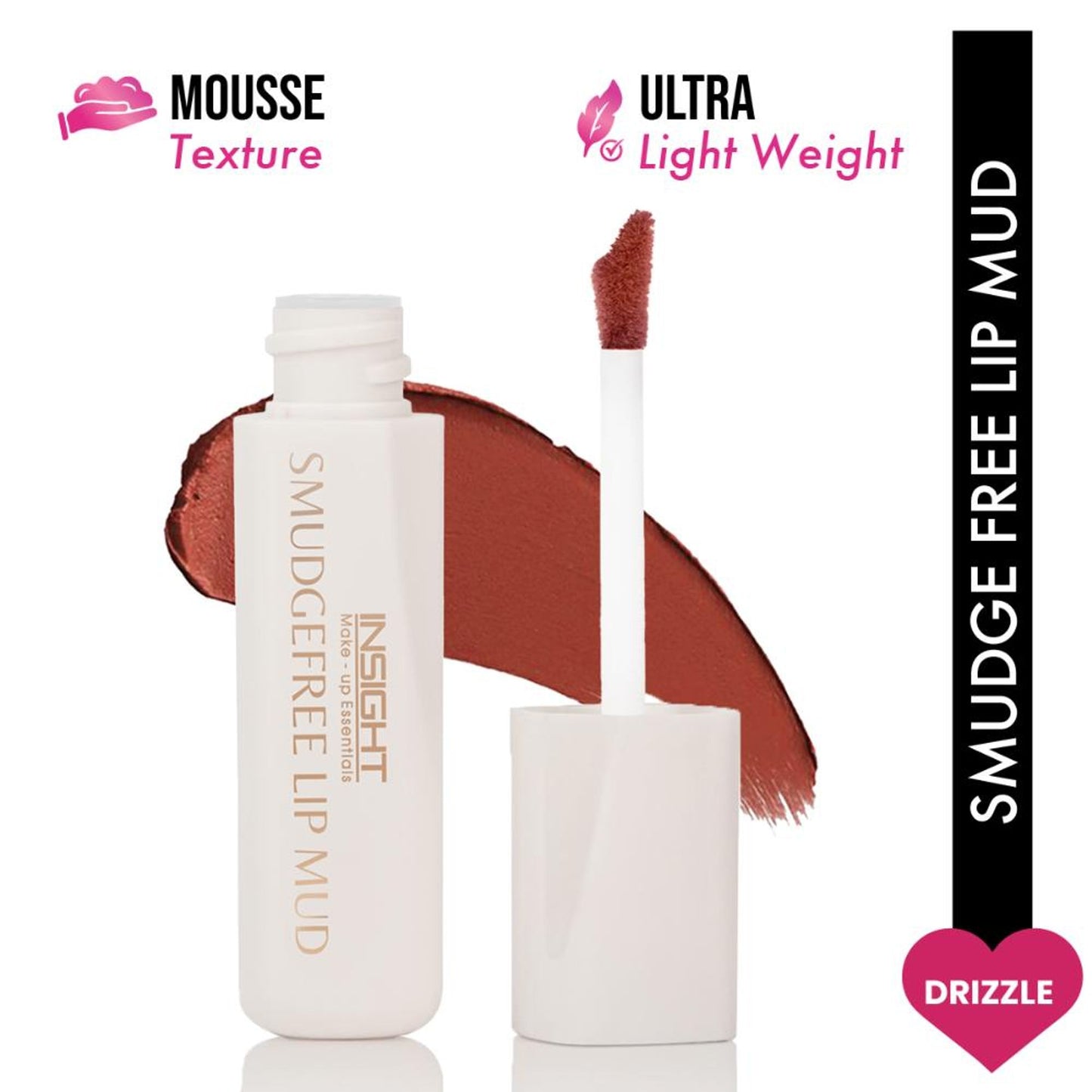Insight Cosmetics Smudge Free Lip Mud - Drizzle