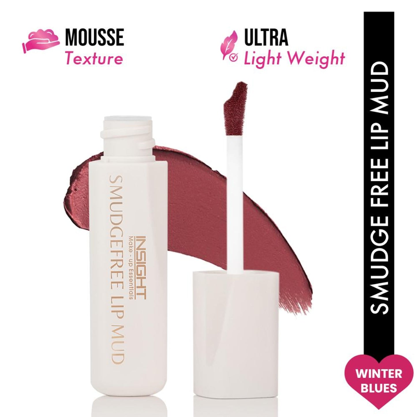 Insight Cosmetics Smudge Free Lip Mud - Winter Blues