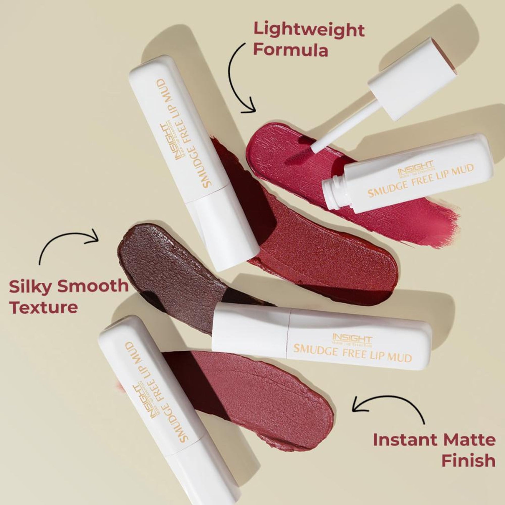 Insight Cosmetics Smudge Free Lip Mud - Stormy
