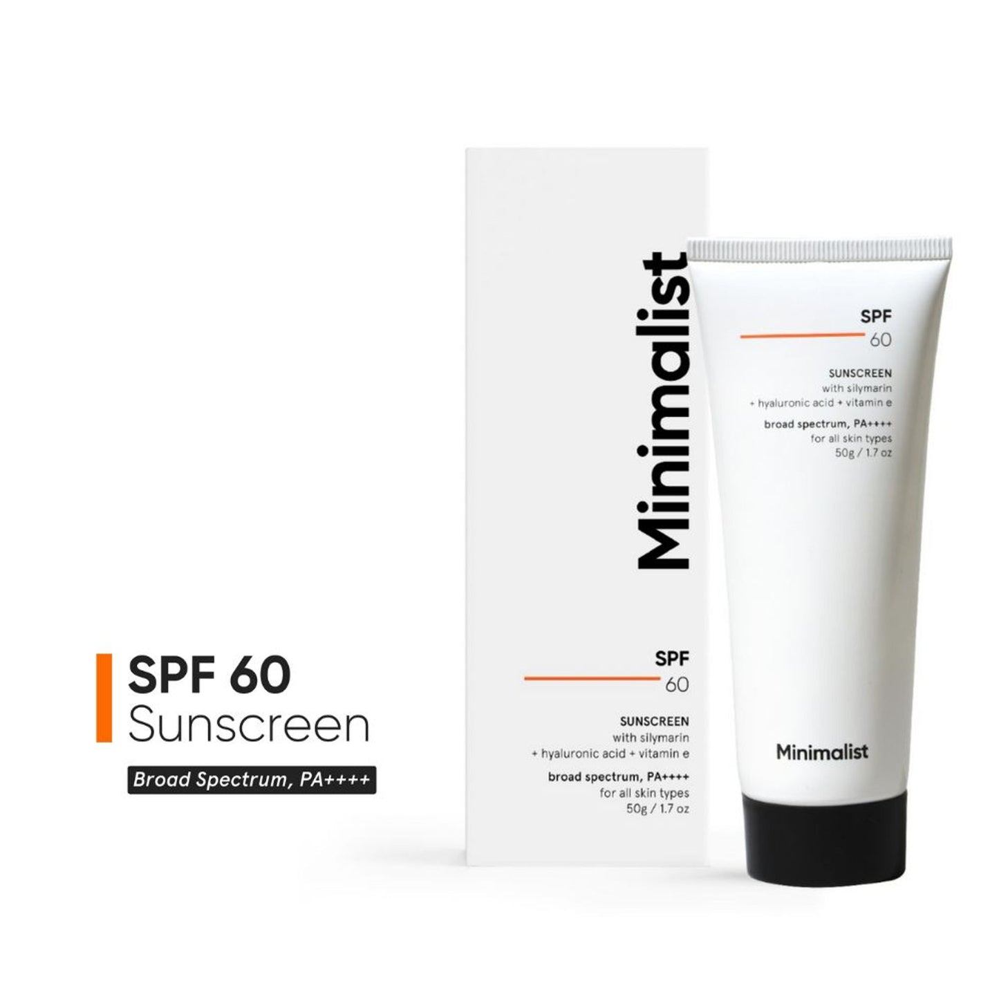 Minimalist SPF 60 PA ++++ Sunscreen - Pregnancy & Lactation Safe For Sensitive Skin